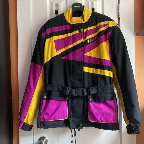 Woman Biker Jackets & Blazers - Women's Vintage Cordura Woman Biker Jacket